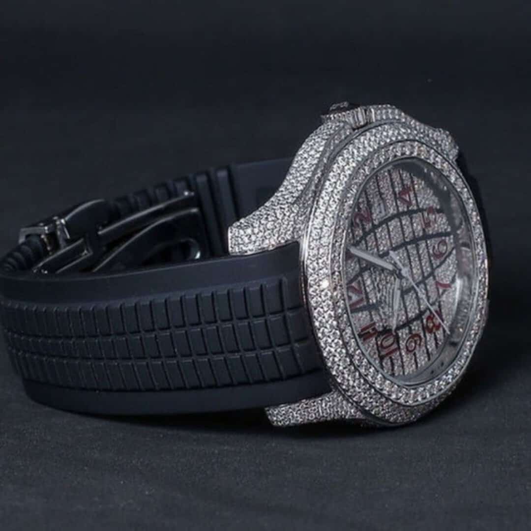 Style Automatic Bust Down VVS Moissanite Watch - Image 10