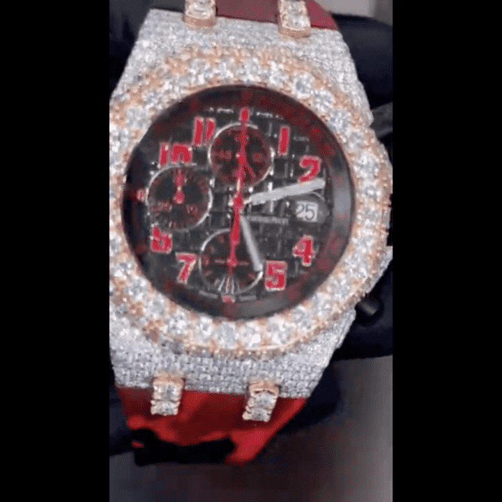 Premium Moissanite Watches Iced Out with Slim Dial for Men & Women - Image 5