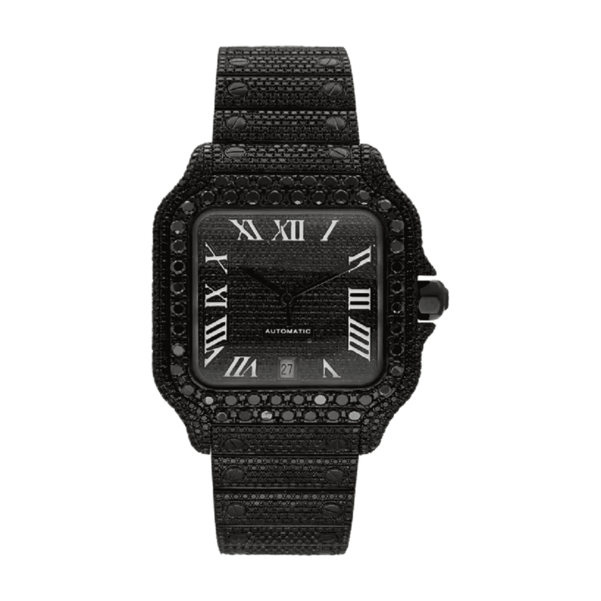 Iced Out Moissanite Watch Hip Hop Automatic Watch