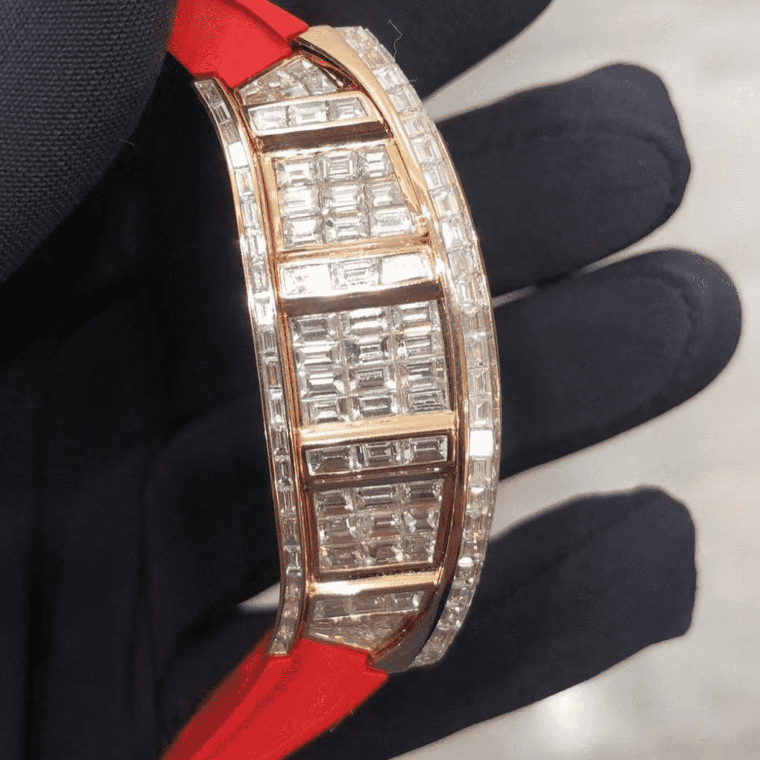 Full Iced Out Moissanite Diamond Premium Watch - Image 5