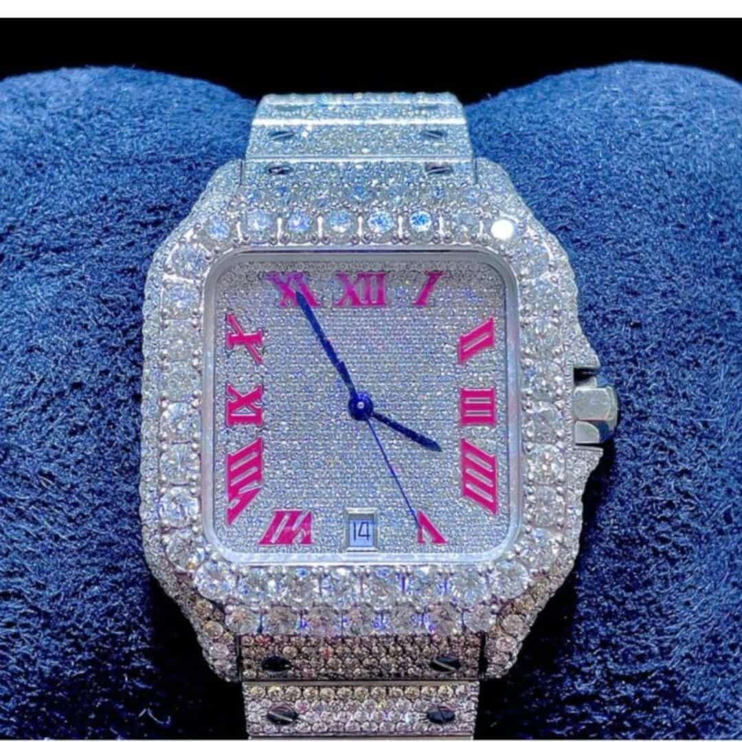 Classic Stainless Steel Bust Down Chronograph Watch - Image 5