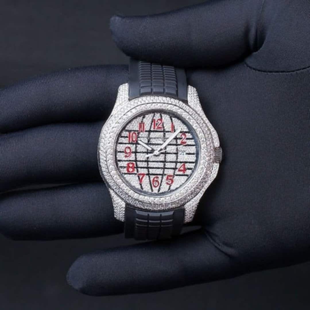 Style Automatic Bust Down VVS Moissanite Watch - Image 9