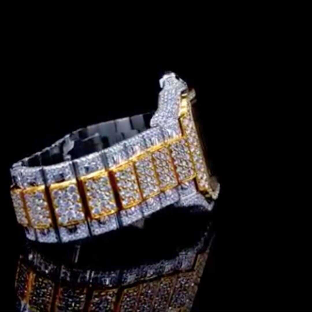 Designer Diamond Moissanite Watch for Modern Style - Image 3