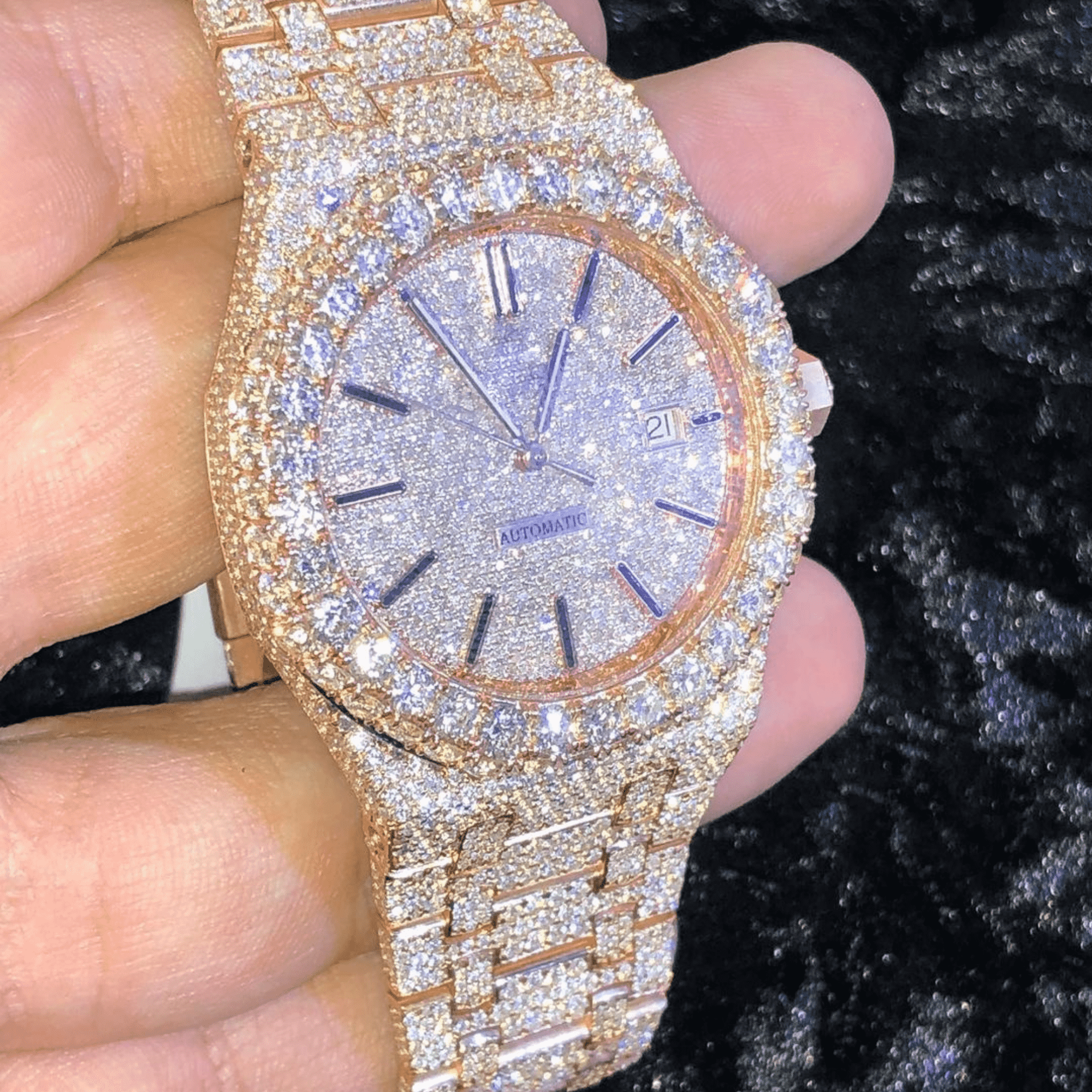 Moissanite Diamond Watch Luxury Style for Women