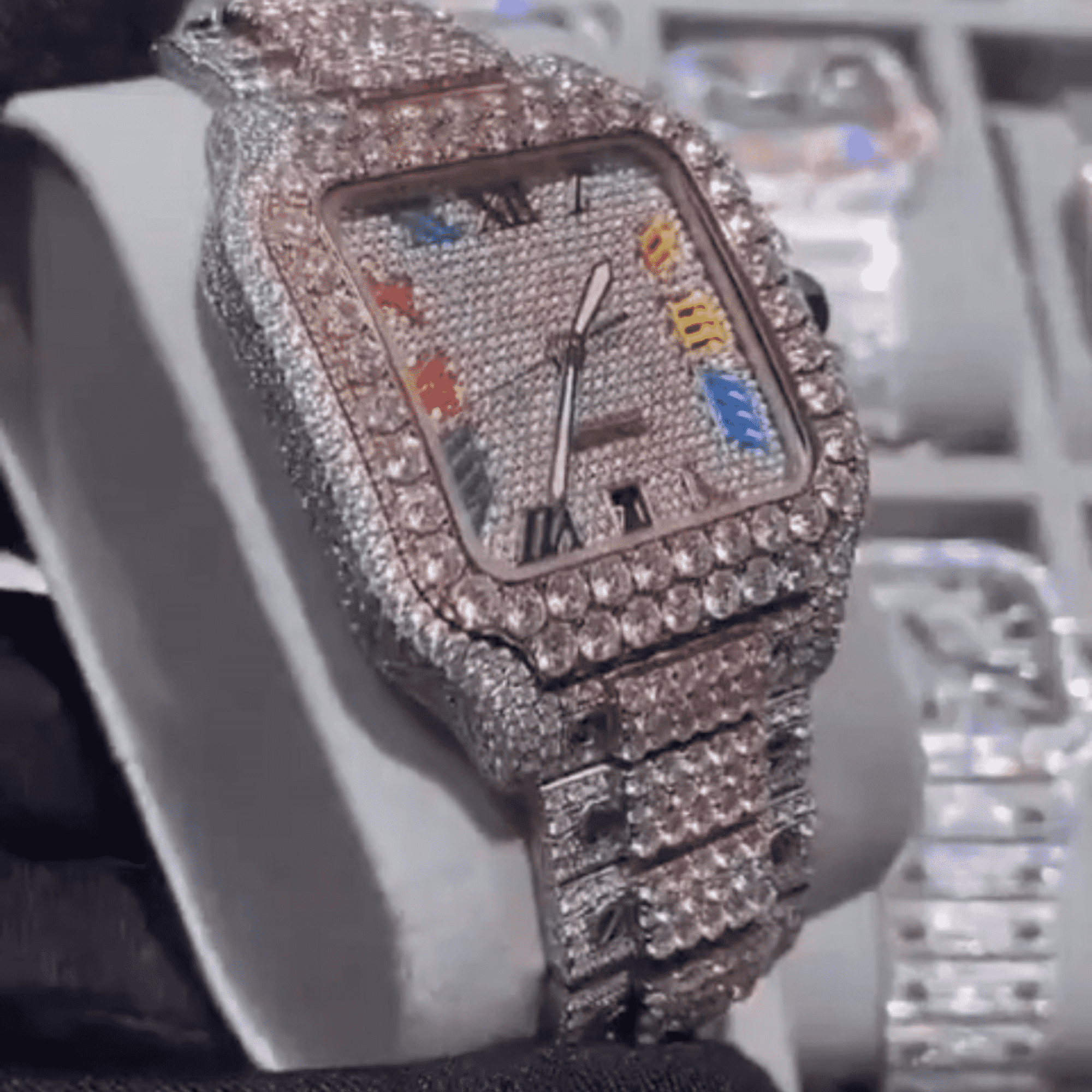 Women’s Elegant Moissanite Watch – Brilliant Sparkle - Image 2
