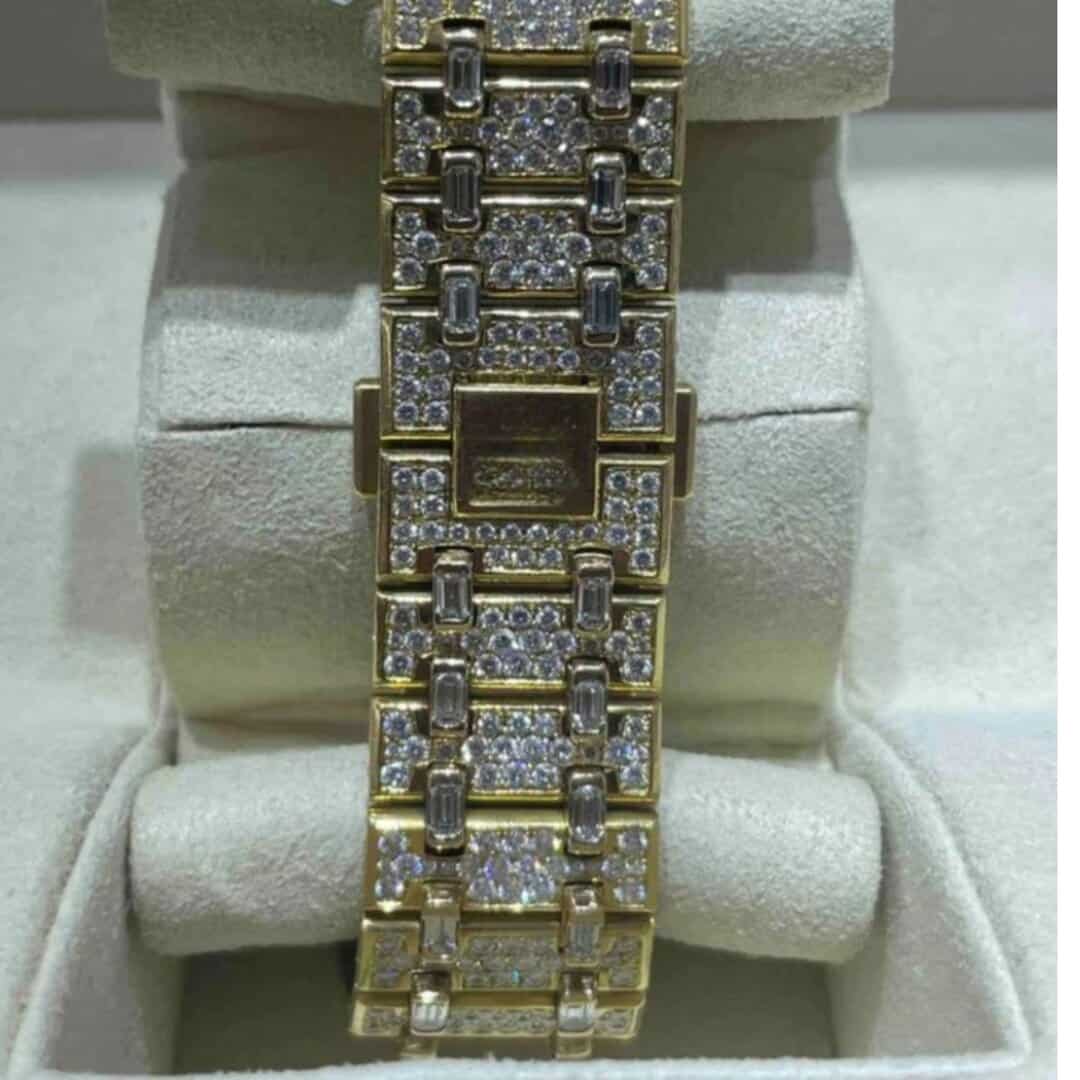 Luxury Iced Out Moissanite Diamond Watch - Image 3