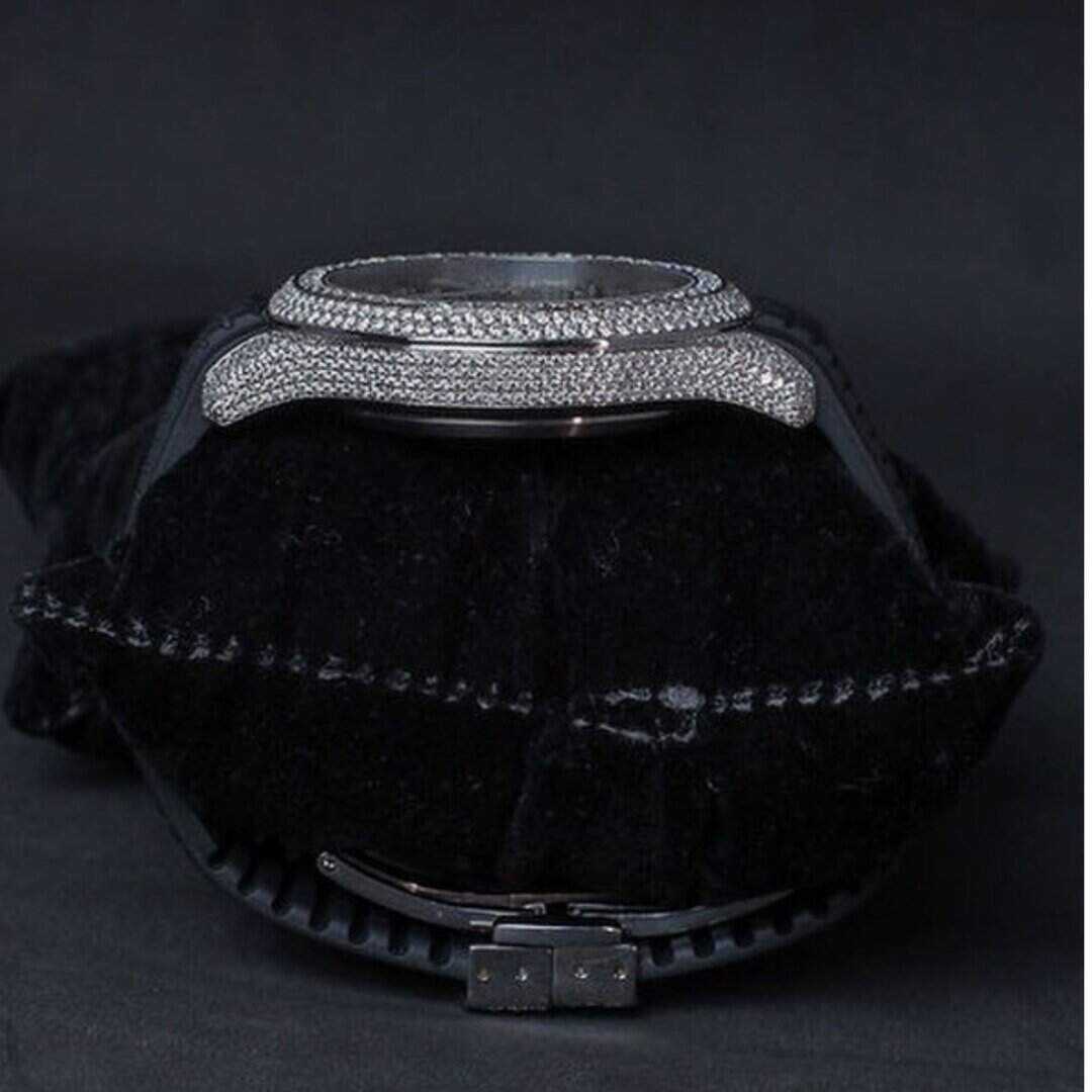 Style Automatic Bust Down VVS Moissanite Watch - Image 8