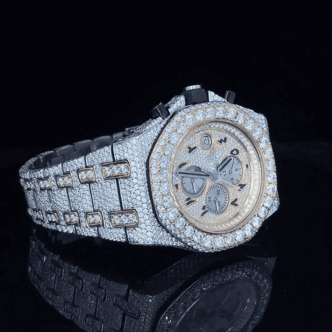 VVS Diamond Moissanite Iced Out Luxury Men’s Watch - Image 2