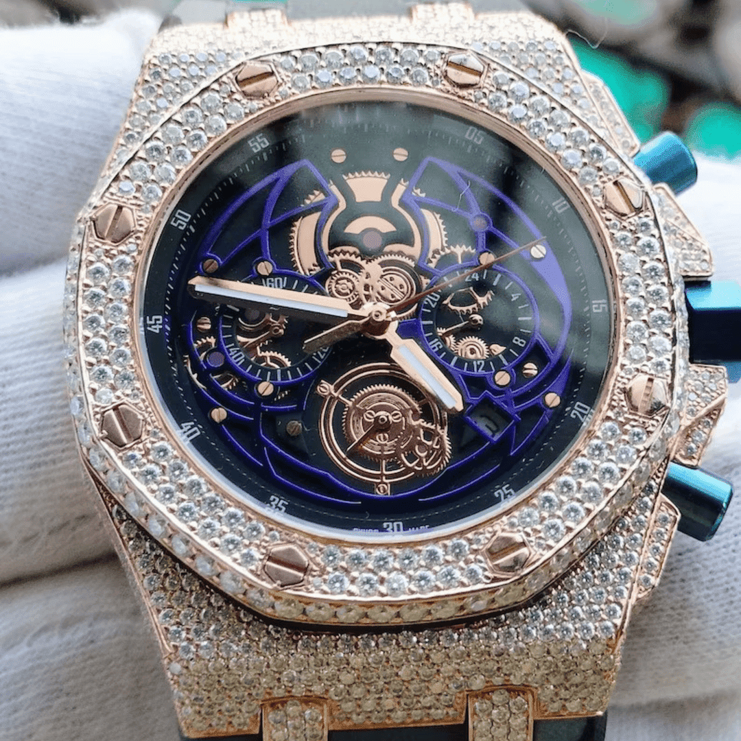 Iced Out VVS Moissanite Automatic Watch - Image 3