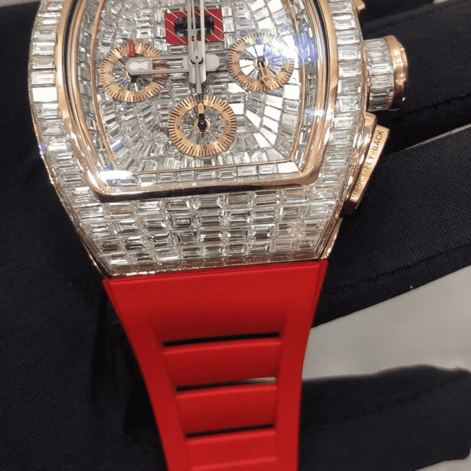 Full Iced Out Moissanite Diamond Premium Watch - Image 3