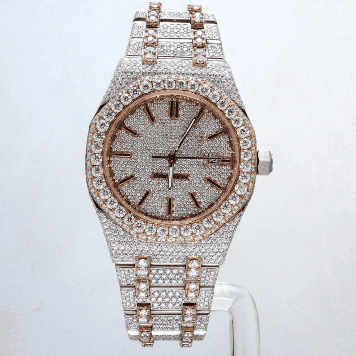 Luxury Iced Moissanite Watches High Brilliance for Men & Women