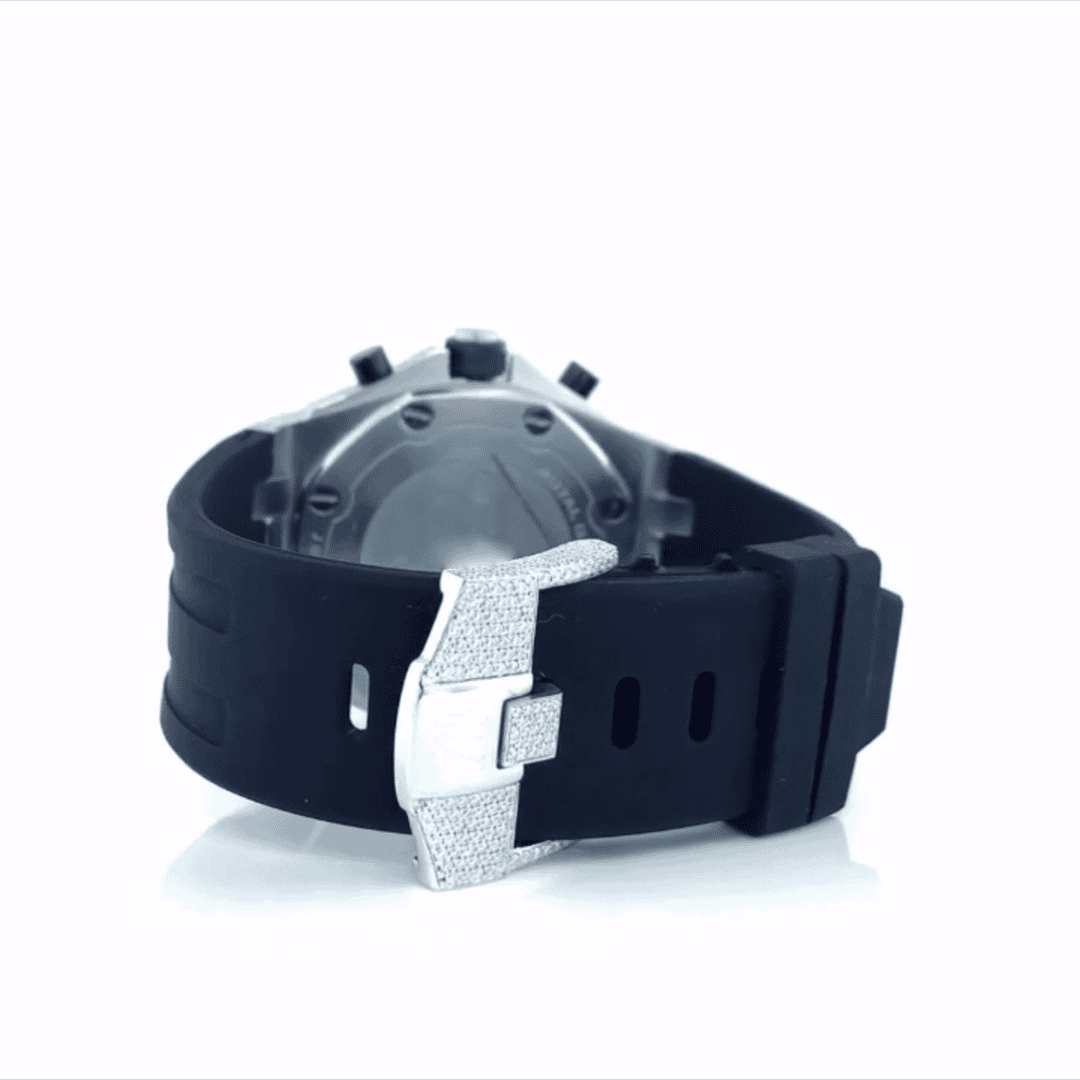 Bust Down Iced Out VVS Moissanite Watch - Image 4