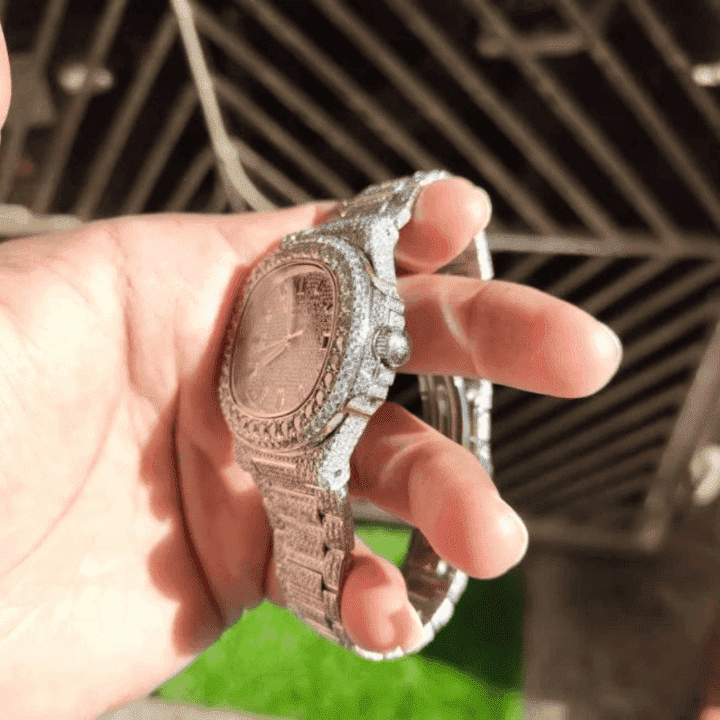 Stainless Steel Bust Down Luxury Watch for Women - Image 2
