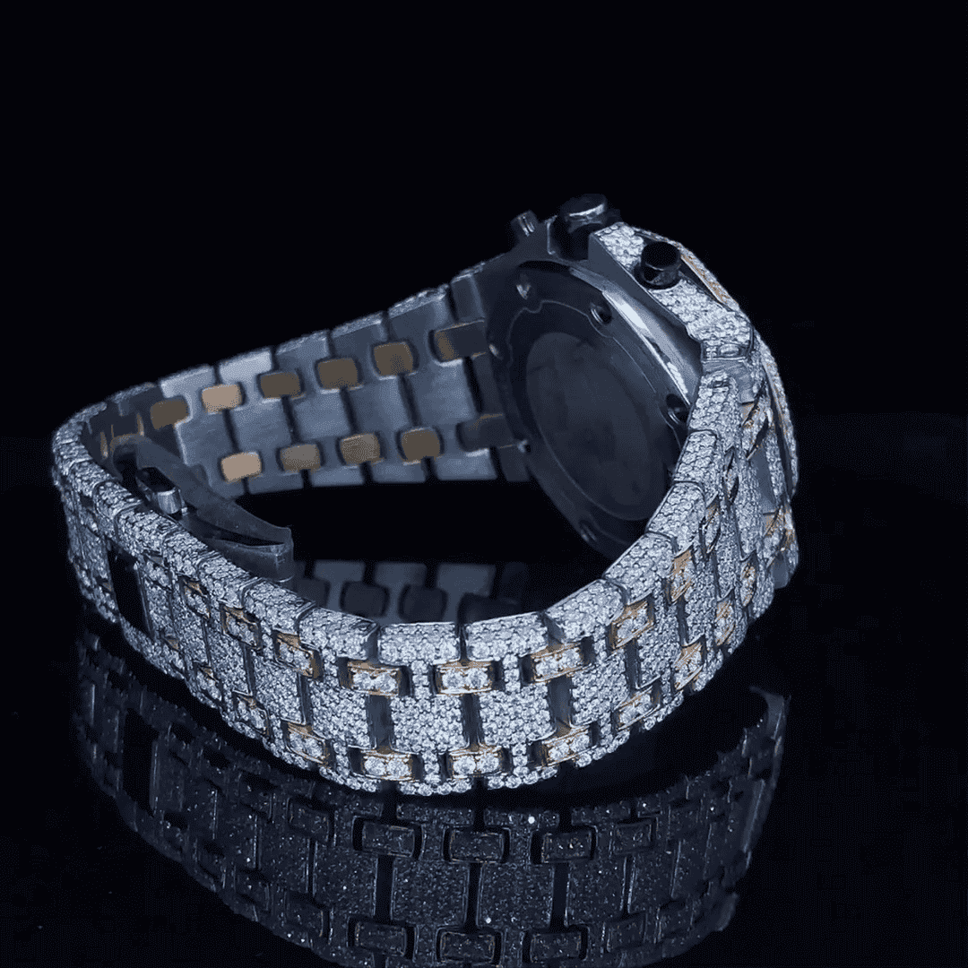 VVS Diamond Moissanite Iced Out Luxury Men’s Watch - Image 4
