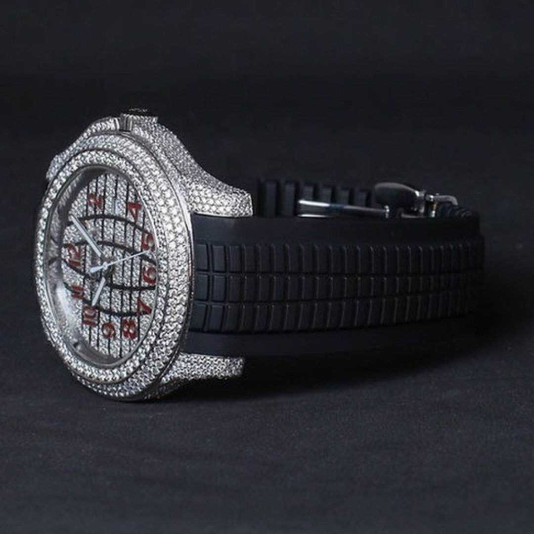 Style Automatic Bust Down VVS Moissanite Watch - Image 6