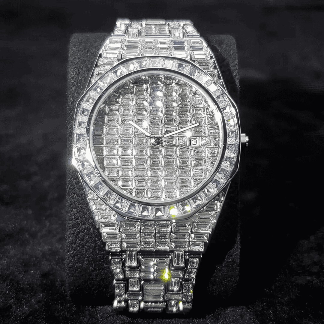 Stylish Iced Moissanite Watches for Men & Women - Image 4