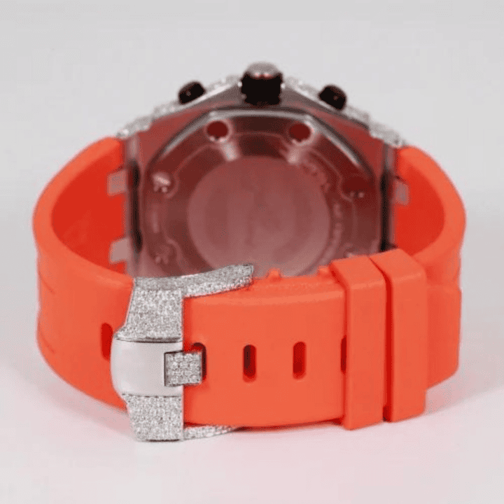 Signature Series Bust Down Iced Out Watches, Moissanite Watches - Image 5