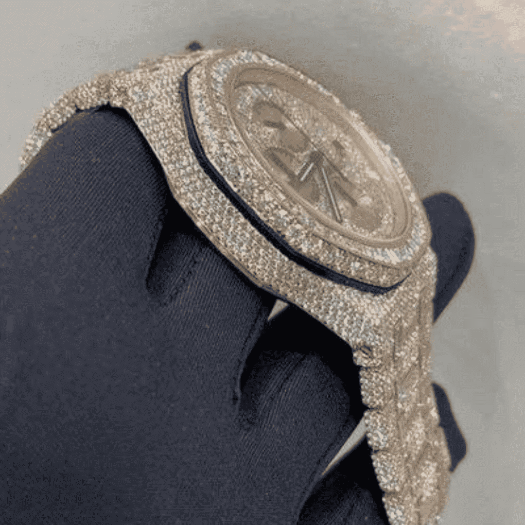 Stainless Steel VVS Moissanite Watch - Image 5