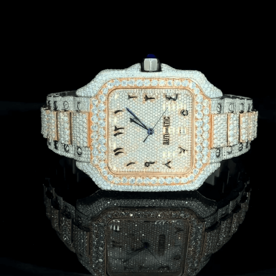 VVS Diamond Moissanite Iced Out Watch