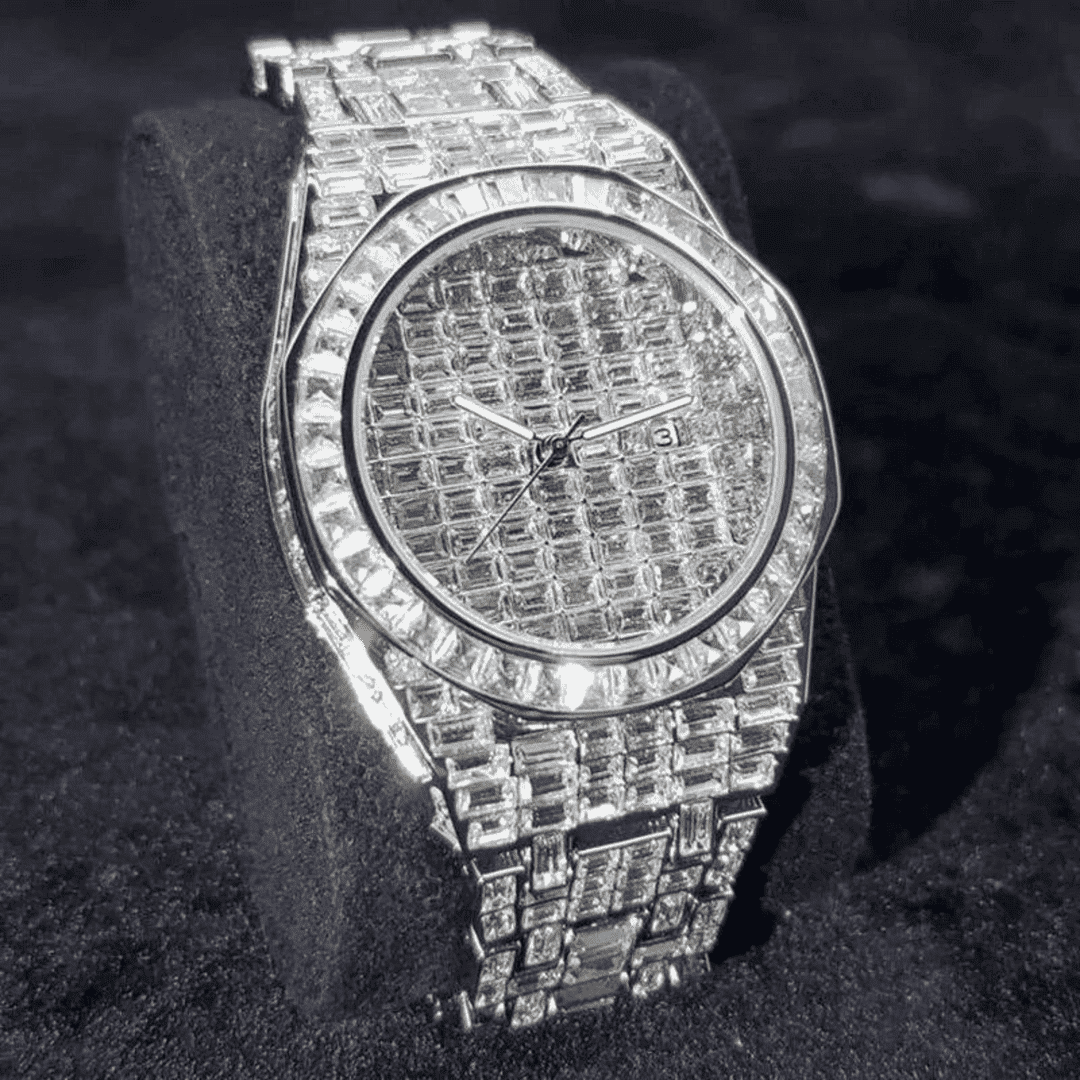 Stylish Iced Moissanite Watches for Men & Women - Image 3