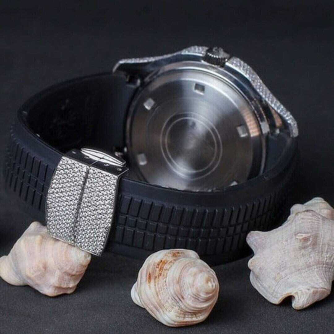Style Automatic Bust Down VVS Moissanite Watch - Image 3