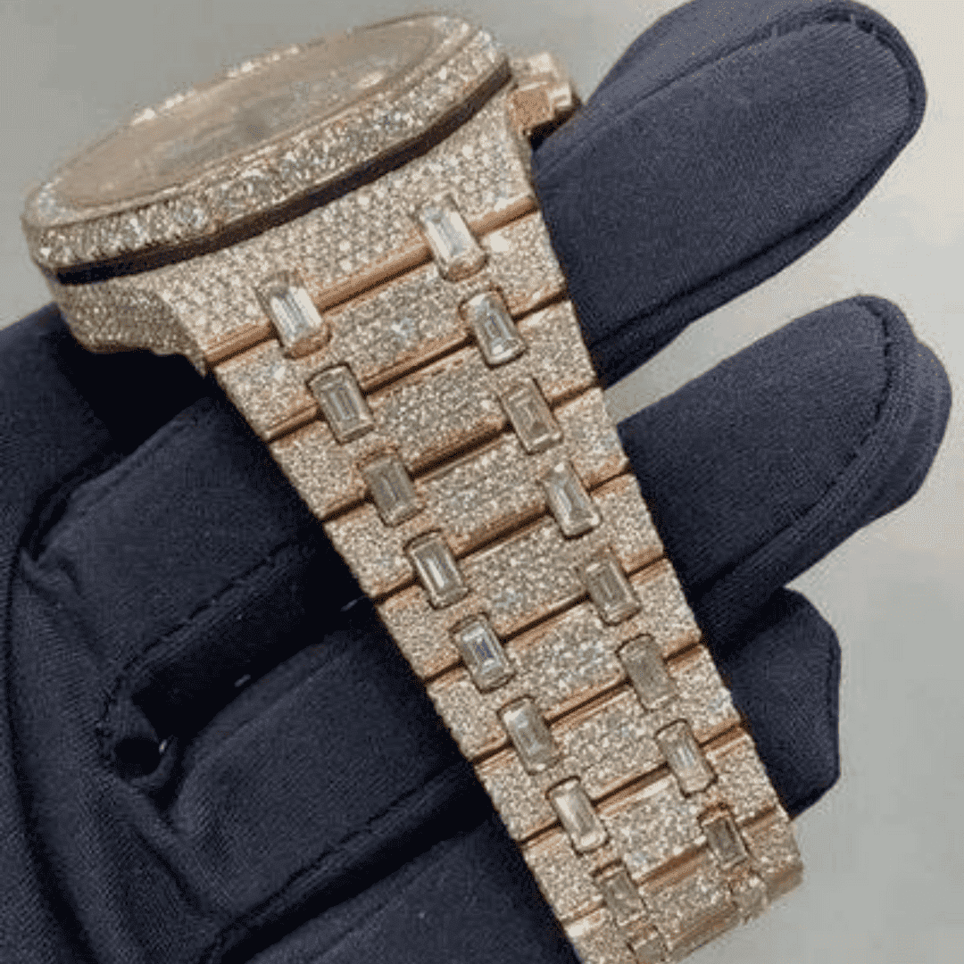 Stainless Steel VVS Moissanite Watch - Image 4