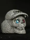 IcedJewelz Custom VVS1 Moissanite "Chato Skull" Statement Ring