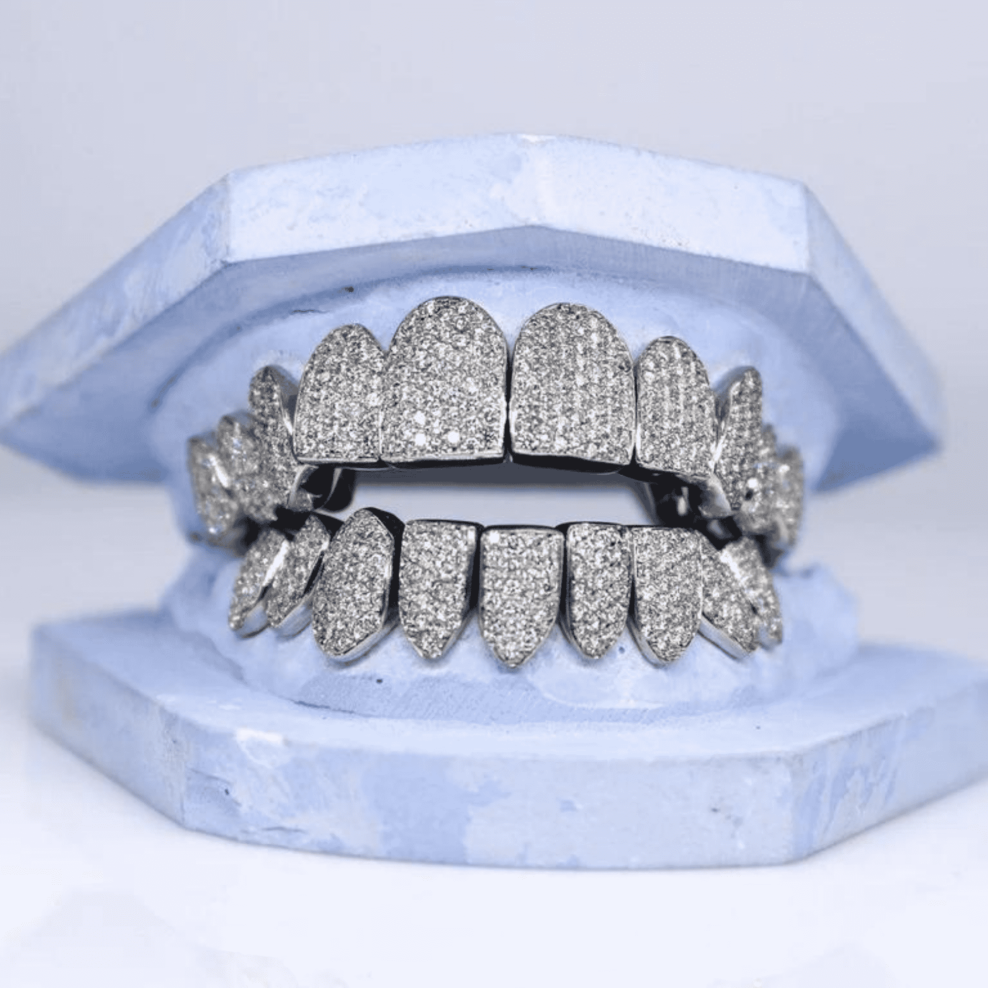 Sterling Silver Custom Fit Teeth Grillz – Clean Look with Silver Luster 5 Sterling Silver Custom Fit Teeth Grillz – Clean Look with Silver Luster - Image 5