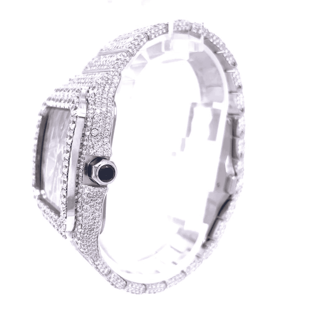 Full Iced Out Diamond Moissanite Watch 2 Full Iced Out Diamond Moissanite Watch - Image 2