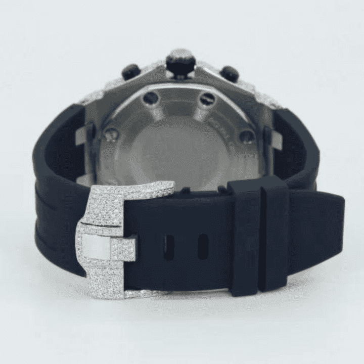Classic Shine Bust Down Iced Out Watches, Moissanite Watches 2 Classic Shine Bust Down Iced Out Watches, Moissanite Watches - Image 2