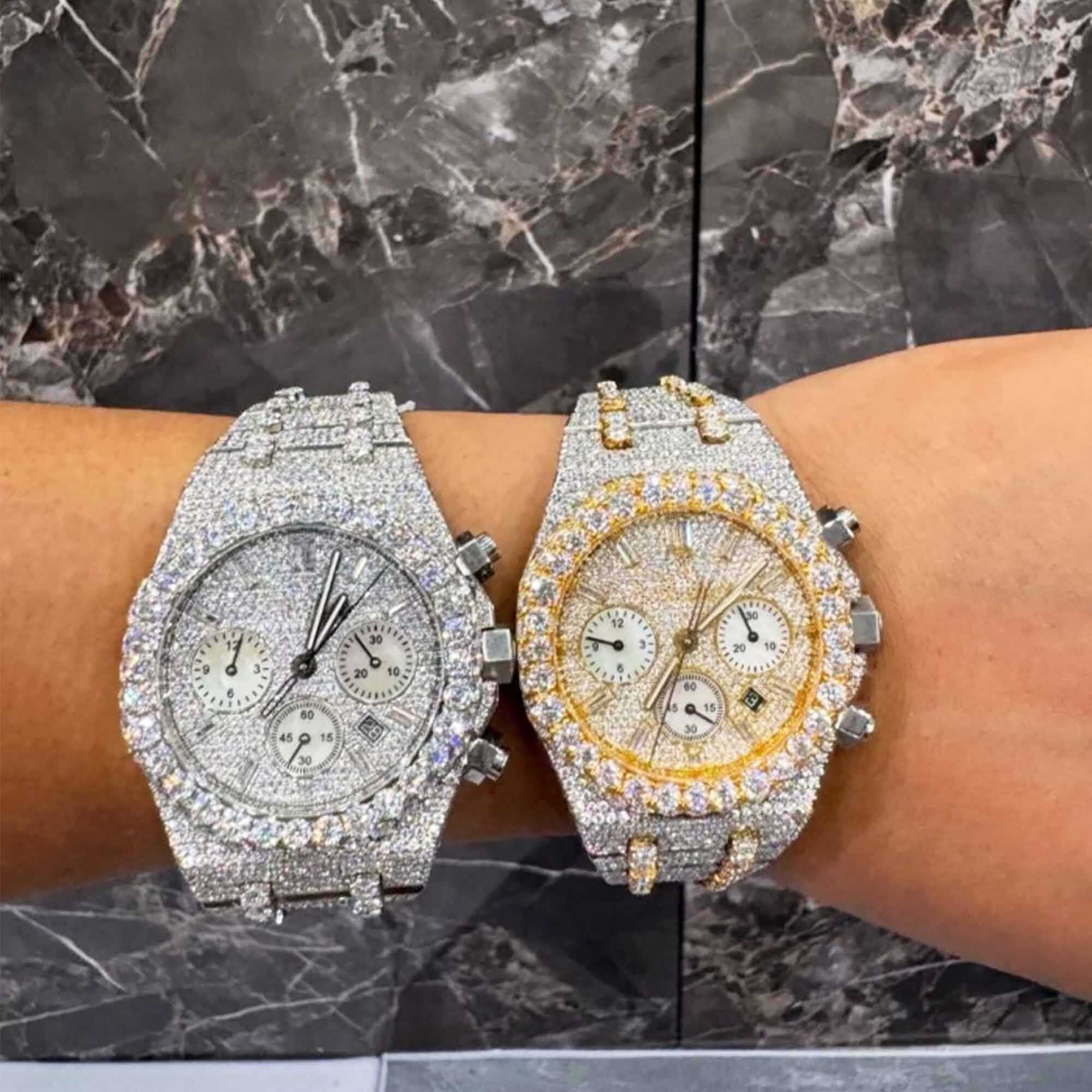 Premium Moissanite Watch with Sophisticated Style 1 Premium Moissanite Watch with Sophisticated Style