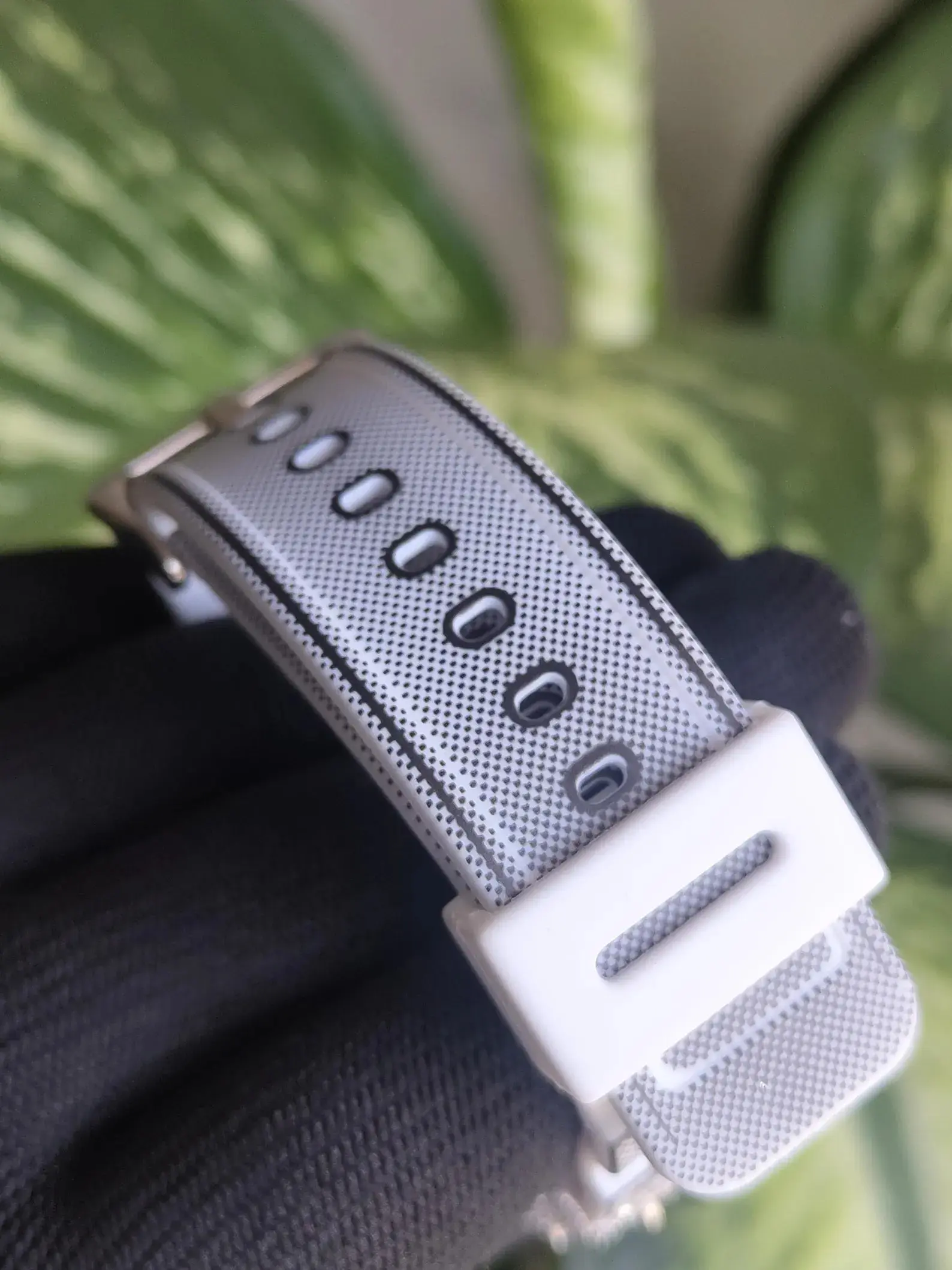 IcedJewelz "Black Cross" Custom Octagon Digital – White Strap VVS1 Moissanite Edition 6 vvs icedout watch