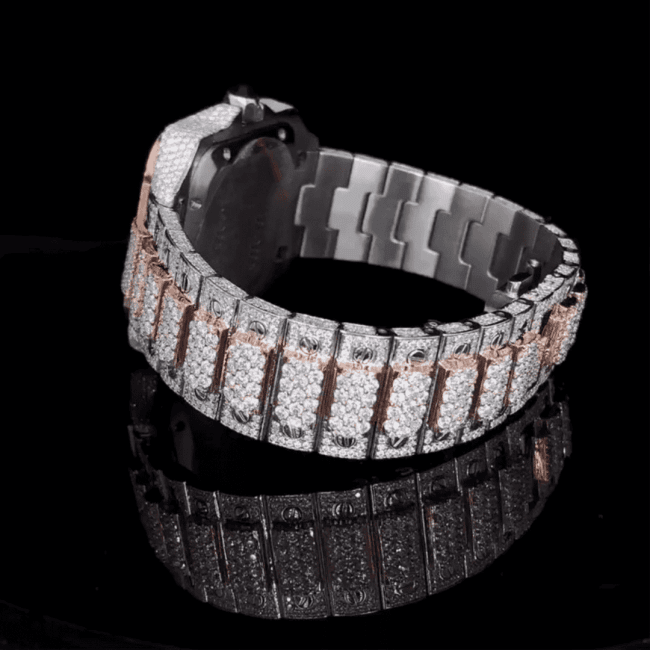 VVS Diamond Moissanite Iced Out Watch - Image 6