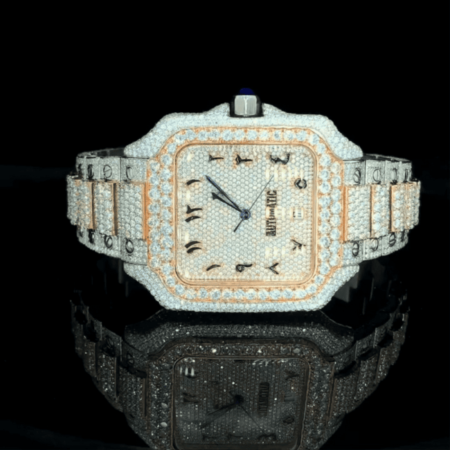 VVS Diamond Moissanite Iced Out Watch - Image 5