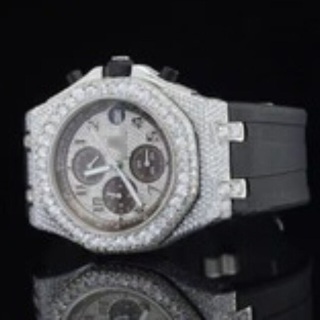 Iced Out Moissanite Watch for Women and Men - Image 10