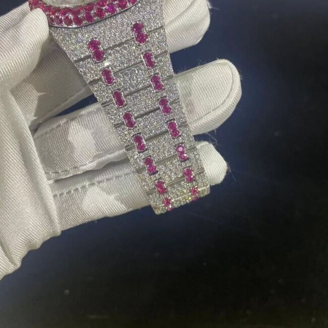 Custom Iced Out Moissanite Watches – Premium Design, VVS1 Diamonds, Free Shipping - Image 6