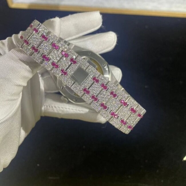 Custom Iced Out Moissanite Watches – Premium Design, VVS1 Diamonds, Free Shipping - Image 3