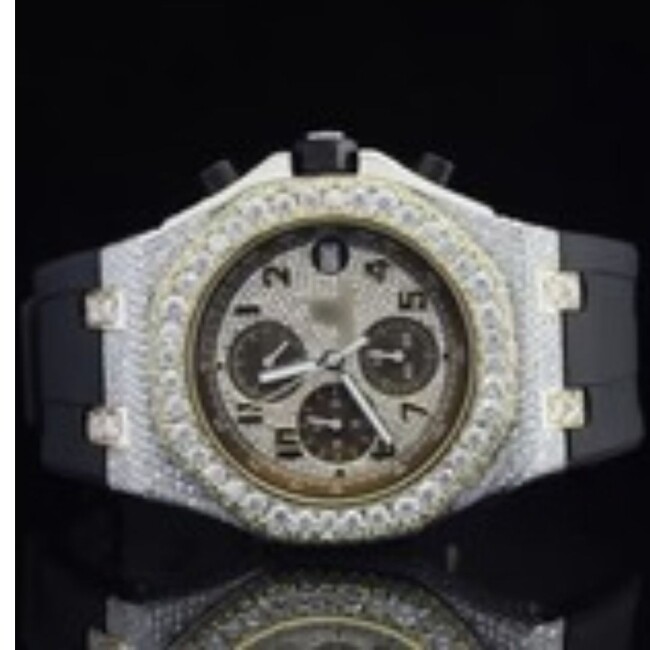 Iced Out Moissanite Watch for Women and Men - Image 7