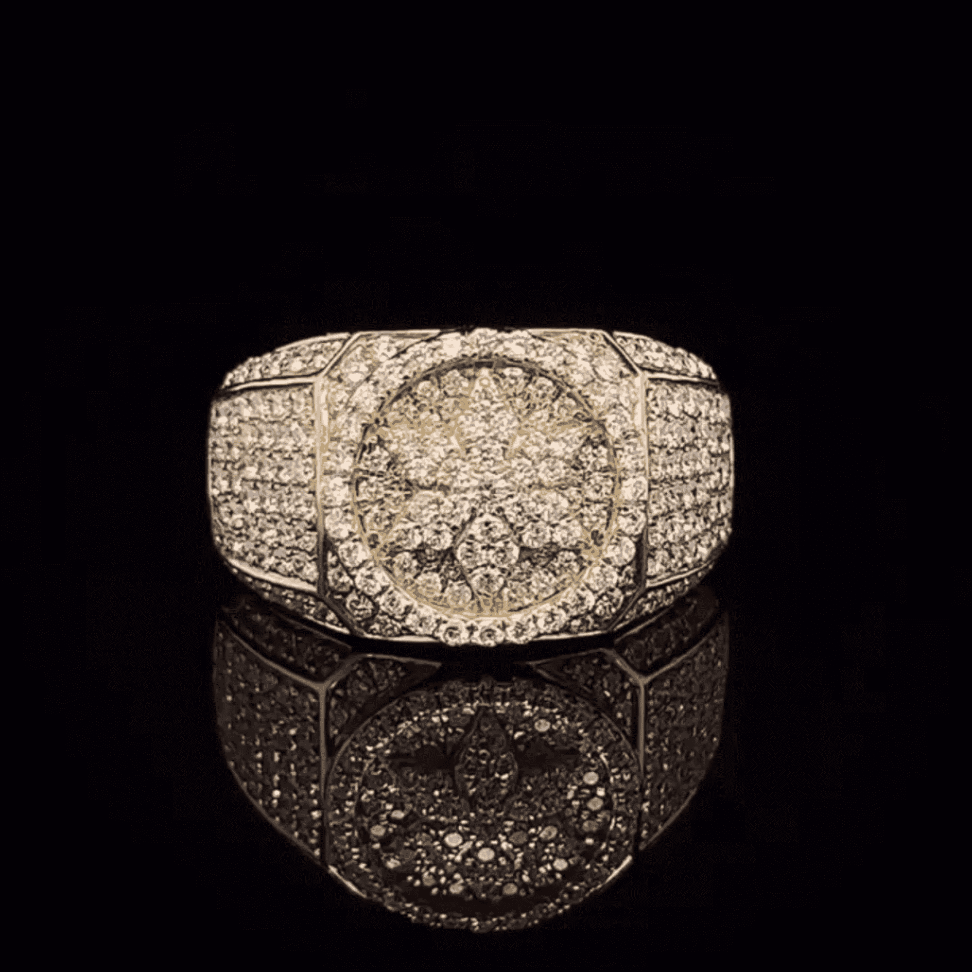 Unique 925 Silver Iced Out Rings, Hip Hop Rings, Featured with VVS Moissanite Diamonds - Image 2