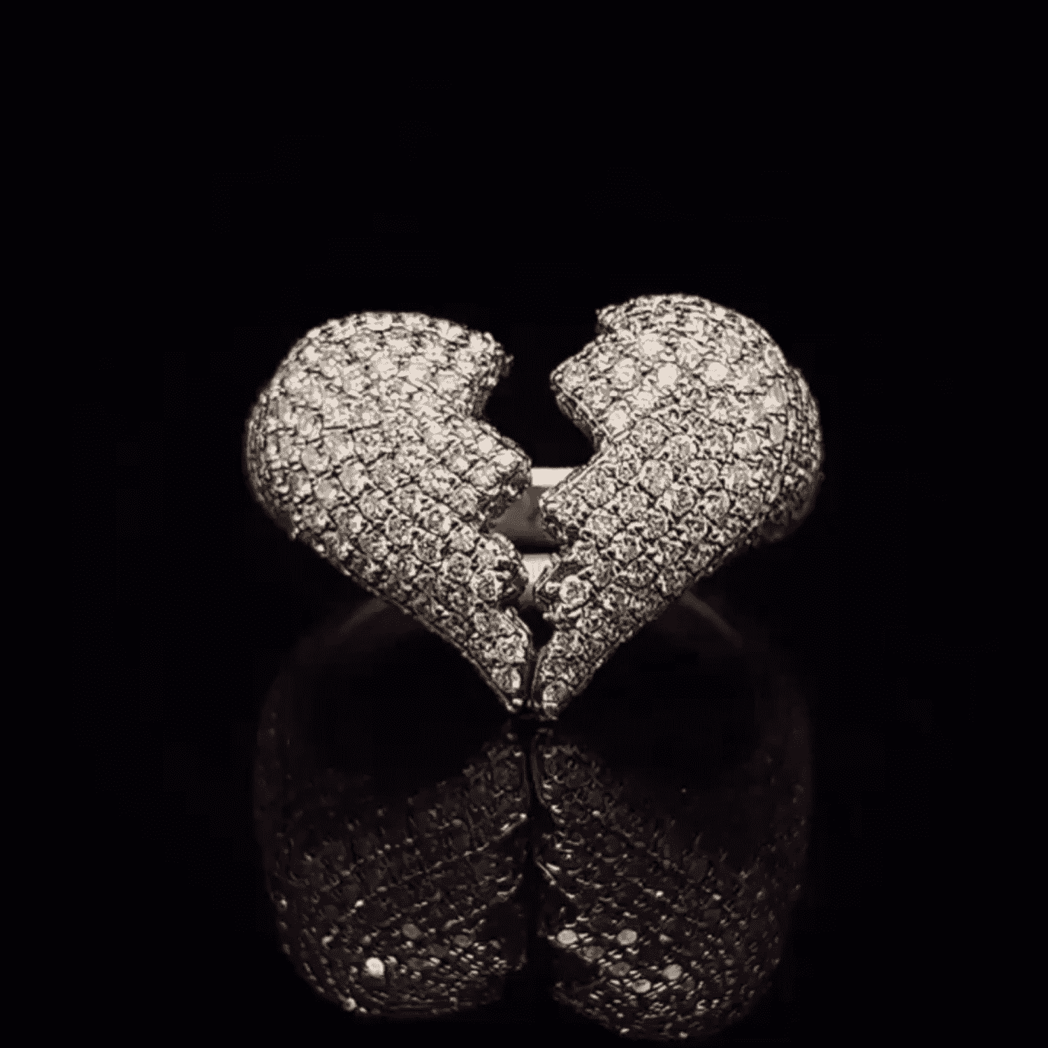 925 Silver Iced Out Rings, Hip Hop Rings for Mens, Adorned with VVS Moissanite Diamond - Image 3