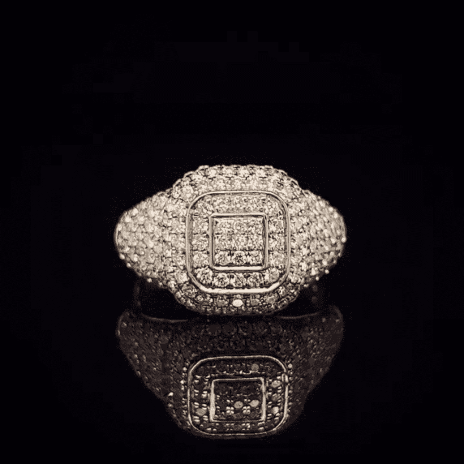 Newest Collection of 925 Silver Iced Out Rings, Hip Hop Rings for Mens, Adorned with VVS Moissanite Diamond - Image 3