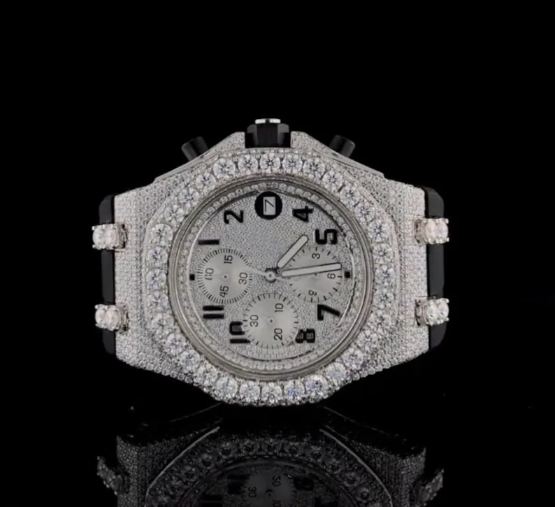 Moissanite Watches Iced Out Luxury Design for Men & Women - Image 2