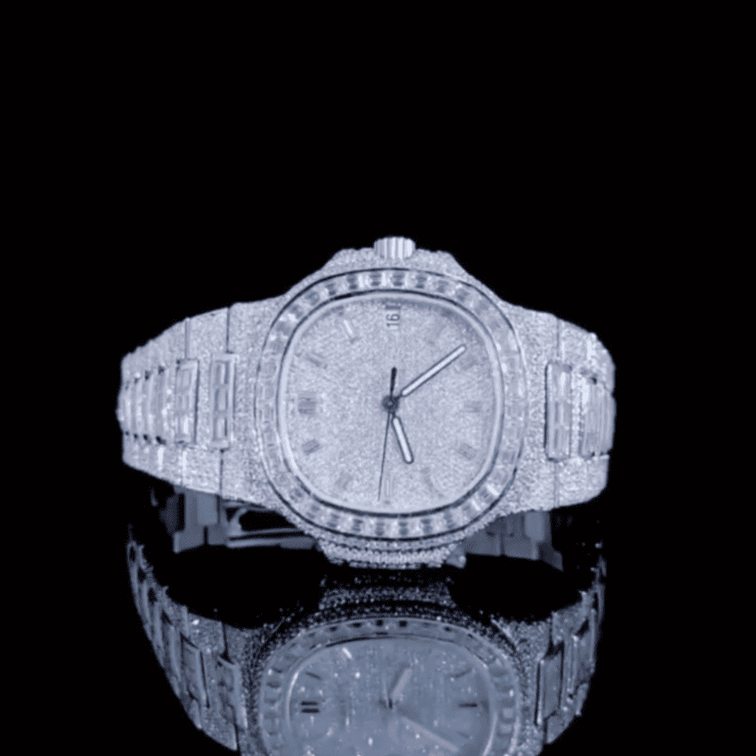 Premium Moissanite VVS Chronograph Watch with Style