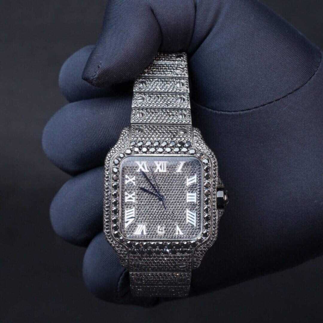 Classic Moissanite Watch with High-Sparkle Appeal
