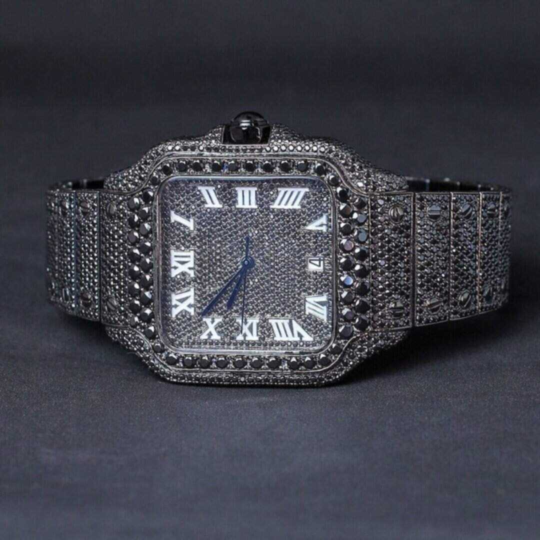 Classic Moissanite Watch with High-Sparkle Appeal - Image 3