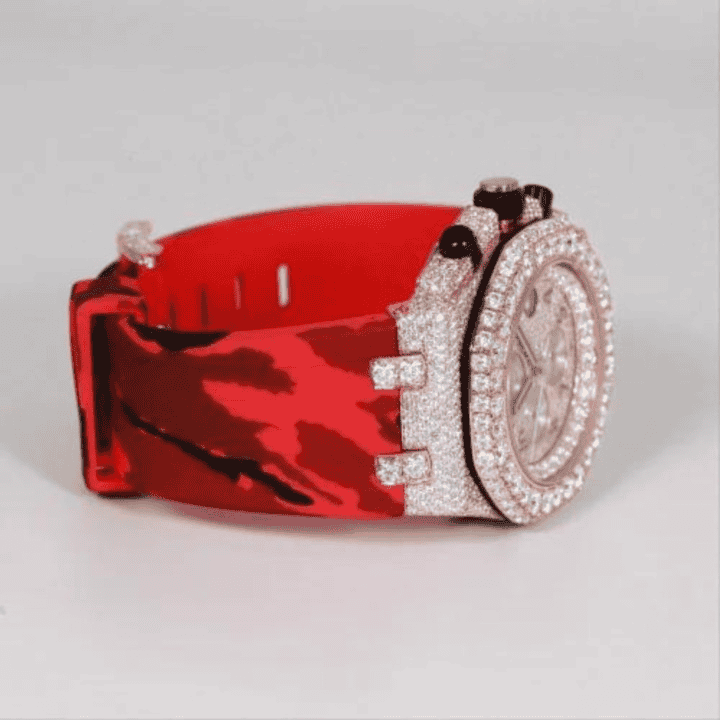 Supreme Iced Out Watches Moissanite Watches for Men & Women - Image 5