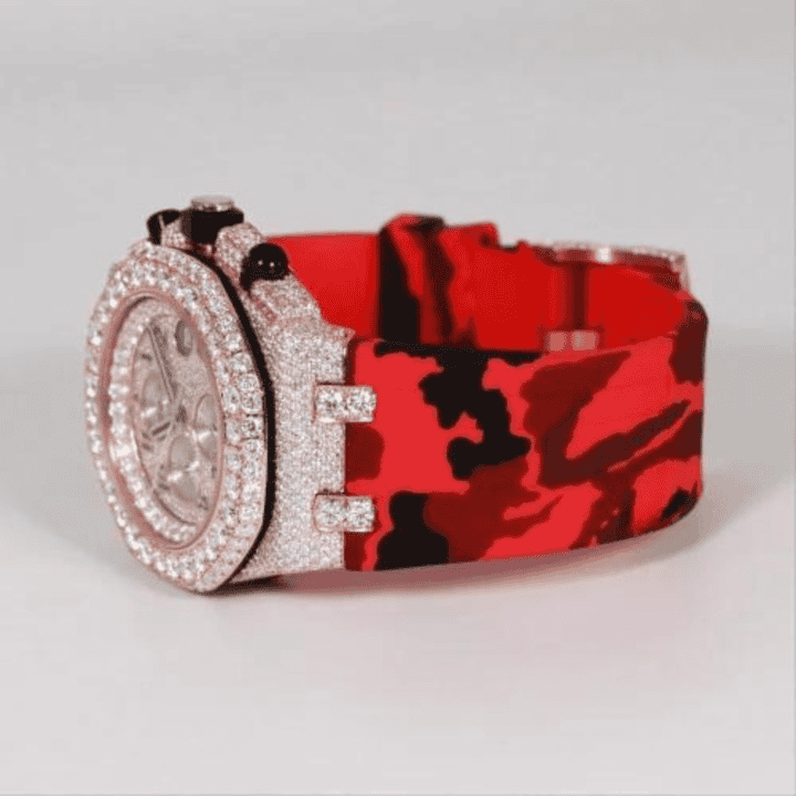 Supreme Iced Out Watches Moissanite Watches for Men & Women - Image 6