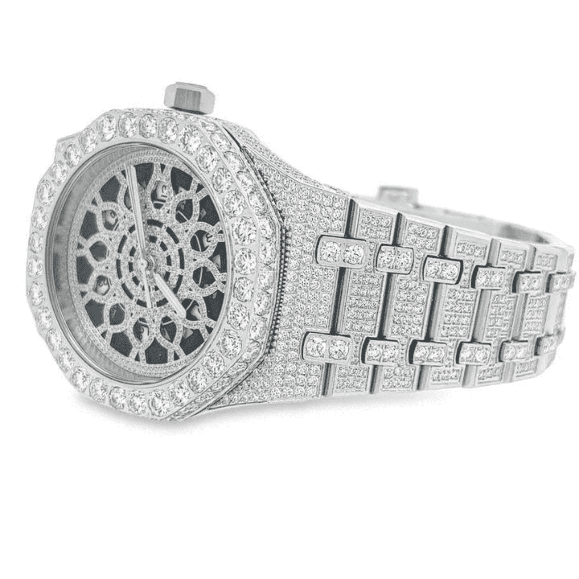 Ultra Premium Bust Down Iced Out Watches, Moissanite Watches - Image 3
