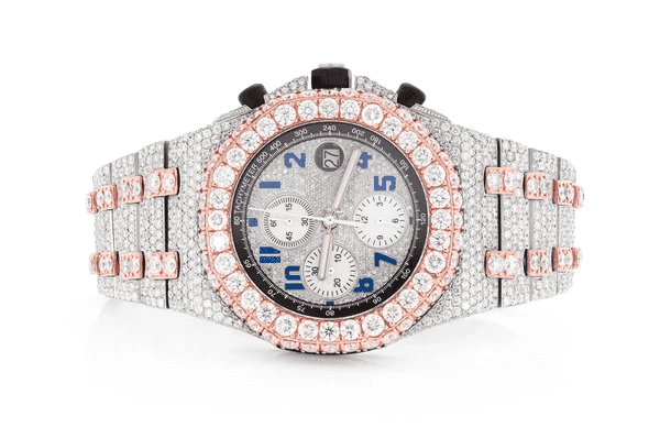 Stainless Steel VVS Moissanite Men’s Watch - Image 3