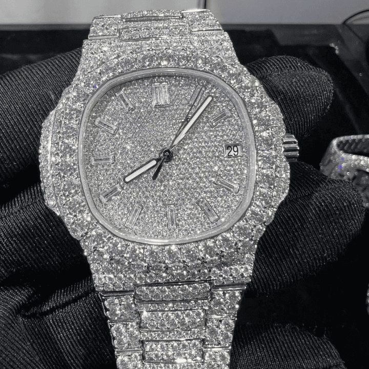 Luxury Build Iced Out Watches Moissanite Watches